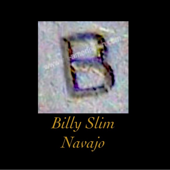 👑🦋🥀 Signed - Billy Slim, Navajo. Vintage 12KT GF Sterling Turquoise Coral Watch - Picture 11 of 12